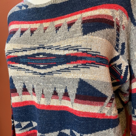 Ralph Lauren Southwest Print Light Sweater - Picture 2 of 7